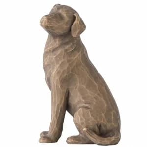 Love My Dog (Dark) Willow Tree Figurine
