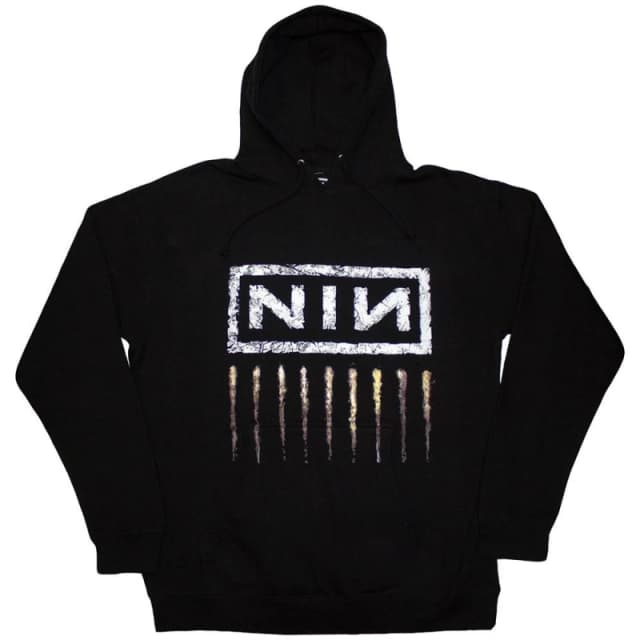 Nine Inch Nails Mens Downward Spiral Pullover Hoodie in Black Size: Small Black Male S