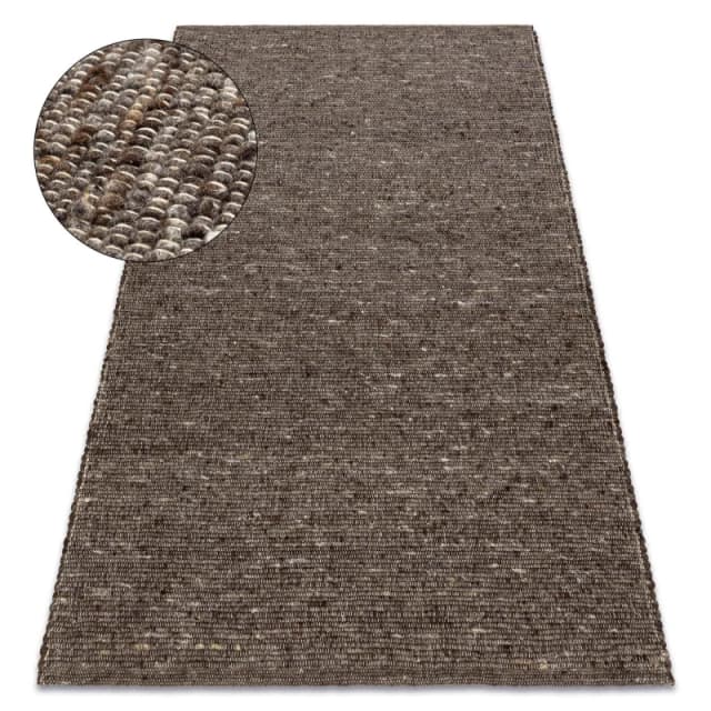 RugsX Nepal Rug in Brown Size: 60cm x 100cm Brown Unisex 60cm x 100 cm