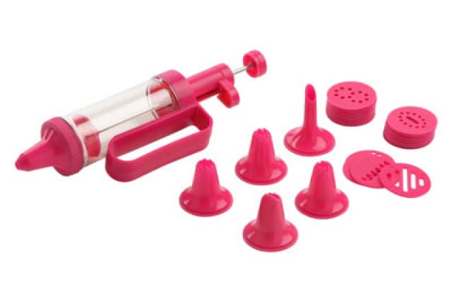 Premier Housewares Hallie 31Pc Cookie And Cupcake Decorating Set Pink
