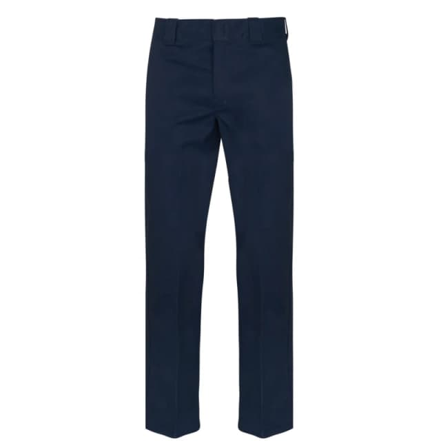 DICKIES 873 Slim Straight Work Trousers - Blue Blue XS