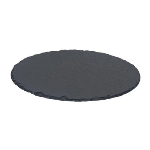 Argon Tableware Round Slate Serving Platter 33cm Grey