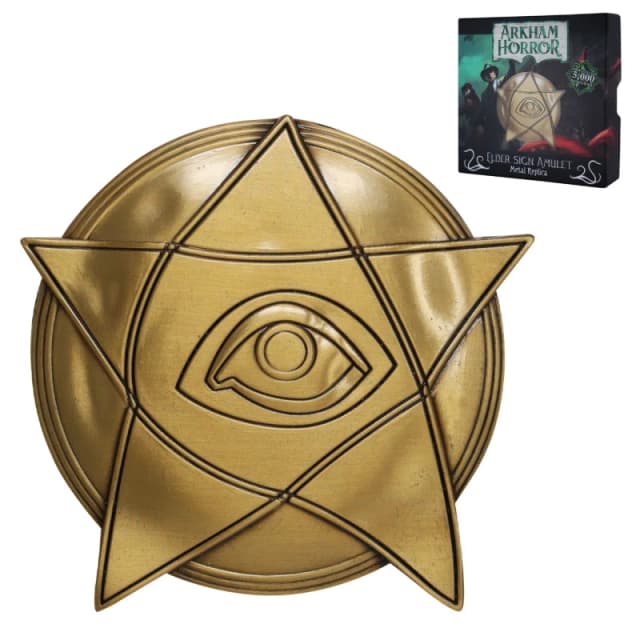 Arkham Horror Limited Edition Replica Elder Sign Amulet Metallics unisex