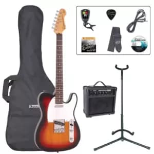 Encore E2 Electric Guitar Outfit - Sunburst
