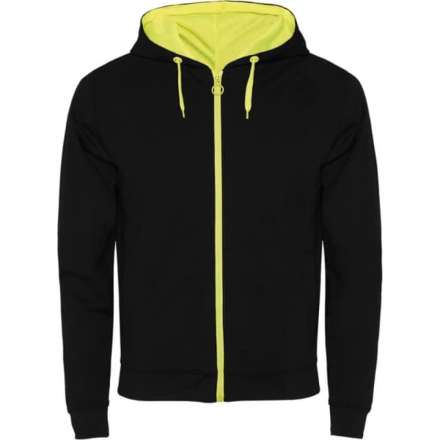 ROLY ROLY Men Fuji Full Zip Hoodie in Black Size: Medium Black M Male 5063574543774