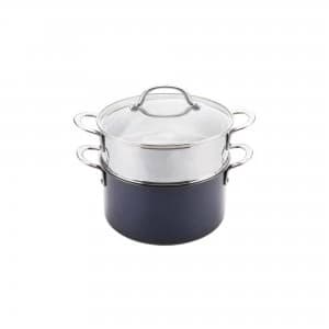 Prestige Optisteel 24cm Steamer Set with Glass Lid