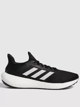 adidas Pureboost 22 Running Shoes - Black/White, Size 10, Men