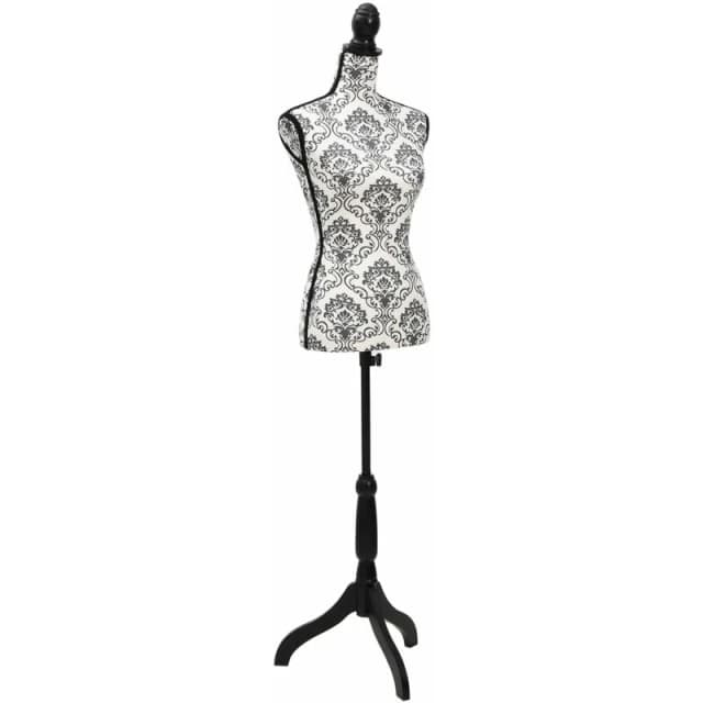 vidaXL Ladies Bust Black White 30021