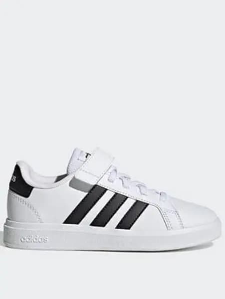 adidas Grand Court Junior Boys Trainers - Size 4