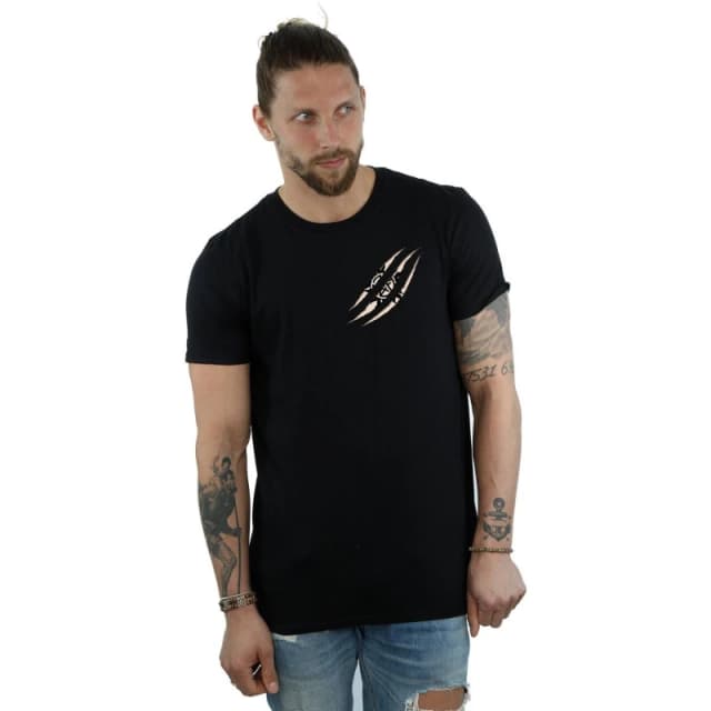 Supernatural Supernatural Men Symbol Scratch T-Shirt in Black Size: Small Black S Male 5057245670227