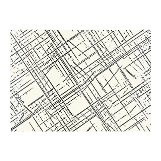 Warren Reed Designer Monochrome Distressted Pattern Glass Chopping Board