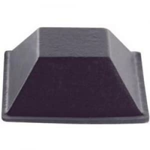 Foot self adhesive square Black W x H 20.6mm x 7.6mm PB Fas