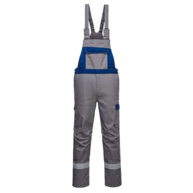 Biz Flame Ultra Two Tone Bib and Brace FR07GRRL Colour: Grey