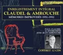 Paul Claudel & Jean Amrouche: Memoires Improvises : 1951-1952