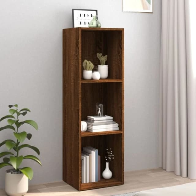 VIDAXL Book Cabinet/TV Cabinet Brown Oak 36x30x114cm Engineered Wood Vidaxl 8720845736859
