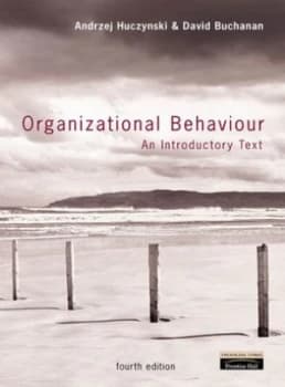 Organizational Behaviour by Dr Andrzej Huczynski Book