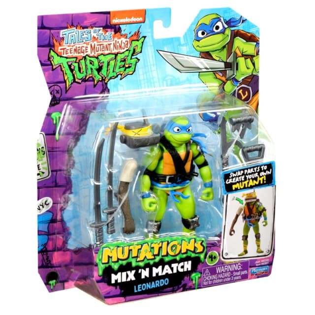Teenage Mutant Ninja Turtles Mutations Mix & Match 4.5-Inch Leonardo Figure