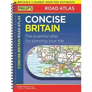 Philip's Concise Atlas Britain Spiral A5 Paperback / softback 2019