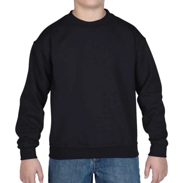 Gildan GD56B boys's Children's sweatshirt in Black