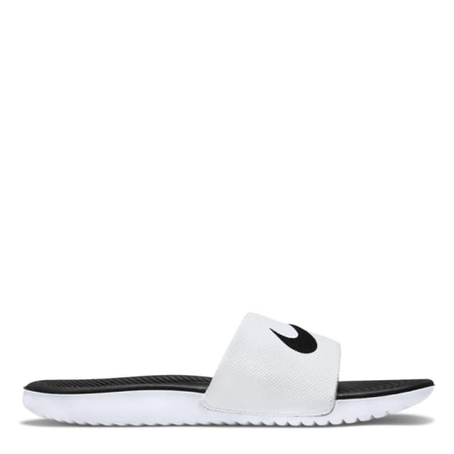 Nike Kawa Junior Slides White/Black unisex C10.5(28)