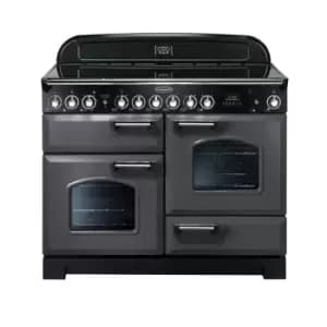 Rangemaster CDL110ECSL/C (124290) CLASSIC DELUXE 110cm Ceramic Range Cooker, Slate/C