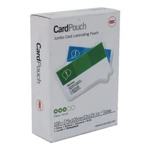 Original Acco GBC Laminating Pouch A7 125micron Clear Pack of 100