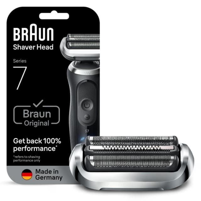 Braun Series 7 74S Electric Shaver Head Replacement Silver Men