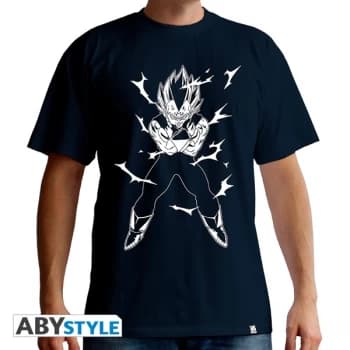 Dragon Ball - Dbz/Vegeta Mens Large T-Shirt - Navy