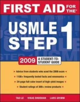 First Aid for the Usmle Step 1 2009 by Tao Le Book