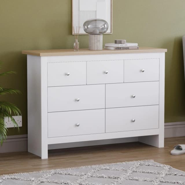 Lassic Vida Designs Arlington 4+3 Drawer Chest White unisex One Size