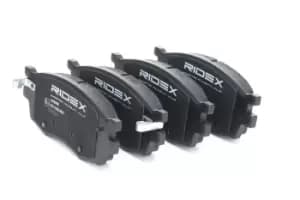 RIDEX Brake pad set 402B0400 Brake pads,Brake pad set, disc brake HYUNDAI,KIA,i10 (PA),i20 (PB, PBT),ACCENT III Stufenheck (MC),ACCENT III (MC)
