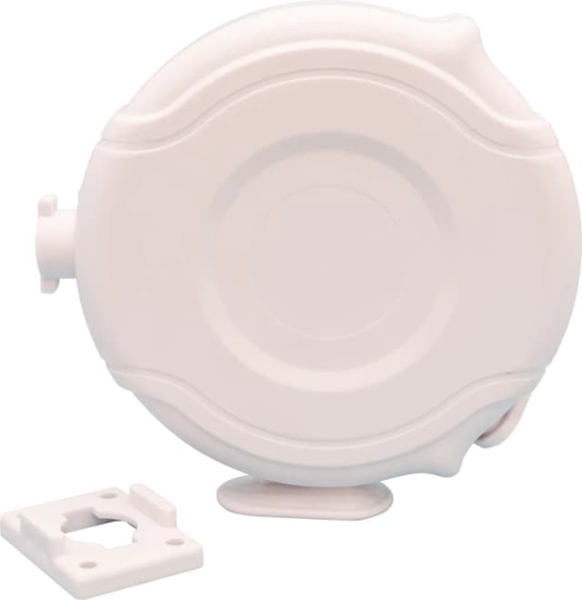 12m Retractable Clothes Reel Single Washing Line Wall Mounted Outdoor ELV-652427 Clothes Line