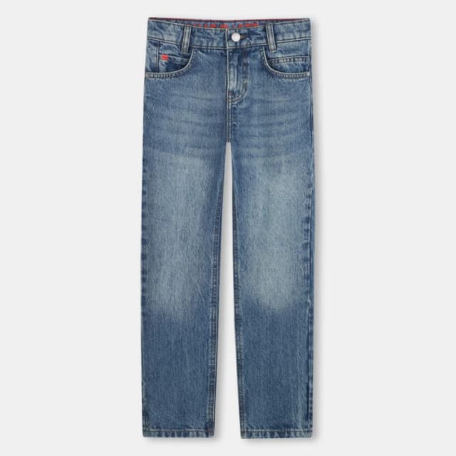 Hugo Kids Straight Leg Jeans Blue Stone Z25 male 14Y
