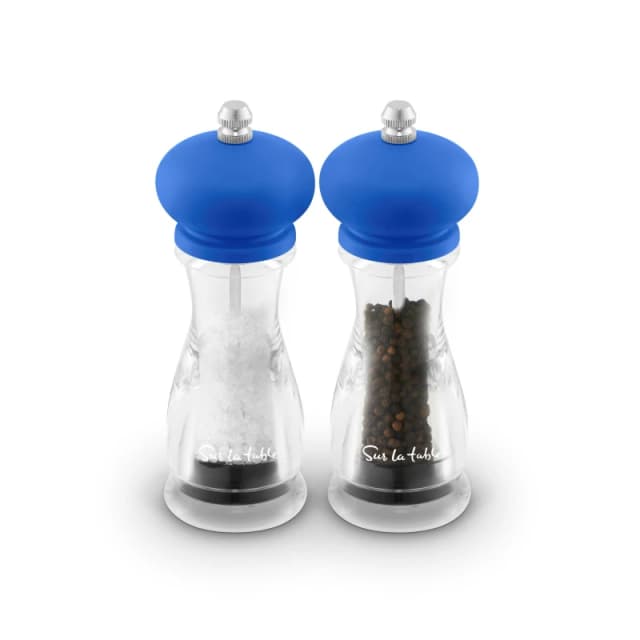 SURLATABLE 2pc Salt and Pepper Mill Set Blue unisex Medium