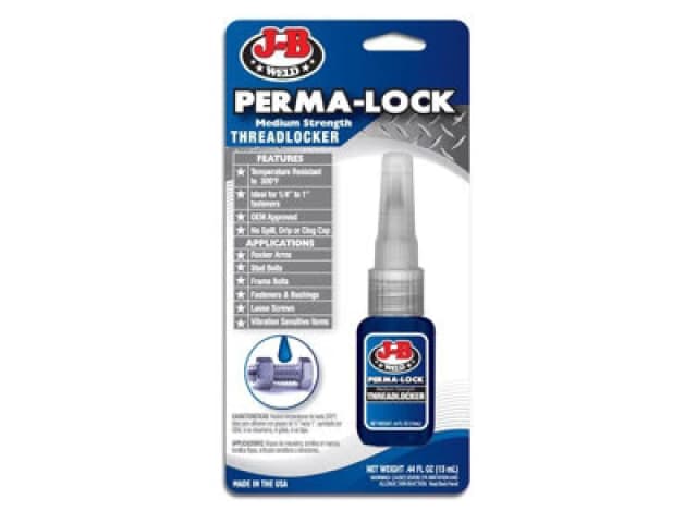 J-B Weld PermaLock Blue Medium Strength Threadlocker 24213UK Volume: 13ml