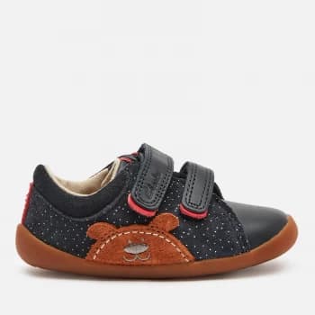 Clarks Roamer Bear Toddler Everyday Shoes - Navy Suede - UK 4.5 Toddler