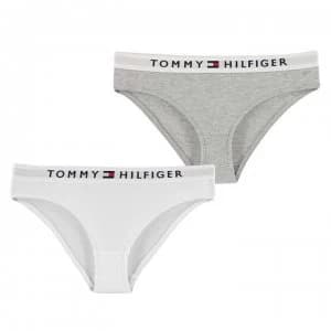 Tommy Hilfiger Tommy 2 Pack Original Bikini Briefs - Grey/White 0UB
