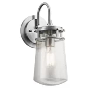 Elstead Lyndon Outdoor Wall Light Brushed Aluminum / Small