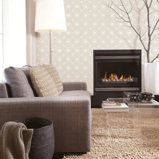 Galerie Nordic Elements Silver Geometric Starburst Effect Wallpaper Roll