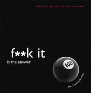 F k Is the Answer by John C. Parkin Hardback