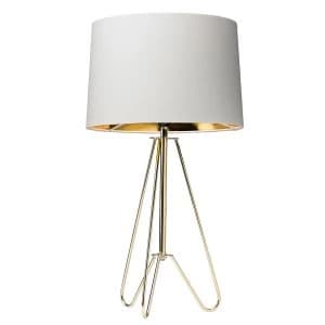Village At Home Ziggy Tripod Table Lamp - Cream