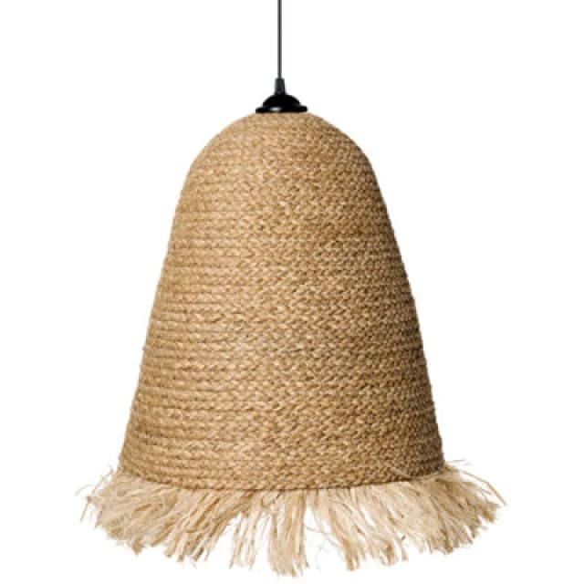 Beliani Pendant Lamp Arys Water Hyacinth Natural