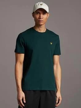 Lyle & Scott Small Logo T-Shirt, Dark Green Size M Men