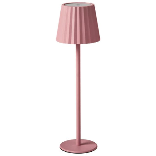 Beliani Table Lamp Pombeiro Metal Pastel Pink