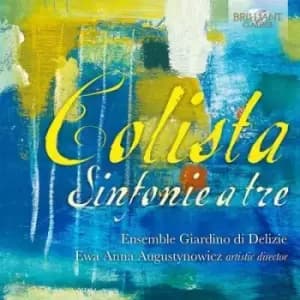 Colista Sinfonie a Tre by Lelio Colista CD Album