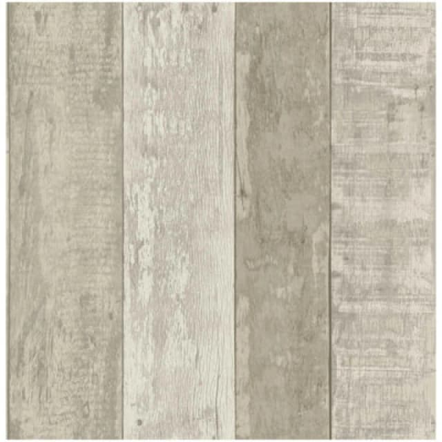 Yes-Online Fine Decor Rustic Wood Stripe Natural Wallpaper Paste The Paper Washable Wooden Plank Panel