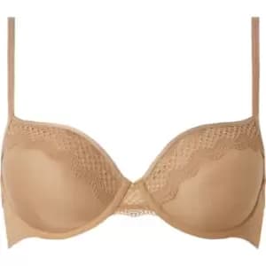 Calvin Klein Micro Lace Space Bra - Brown