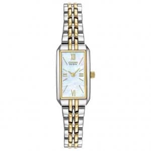 Citizen Eco-Drive Silhouette Ladies Two Tone Bracelet Watch