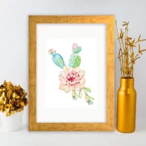 AC5686957872 Multicolor Decorative Framed MDF Painting