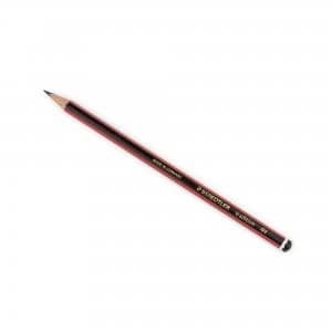 Staedtler 110 Tradition 4H Pencil Black Red PK12